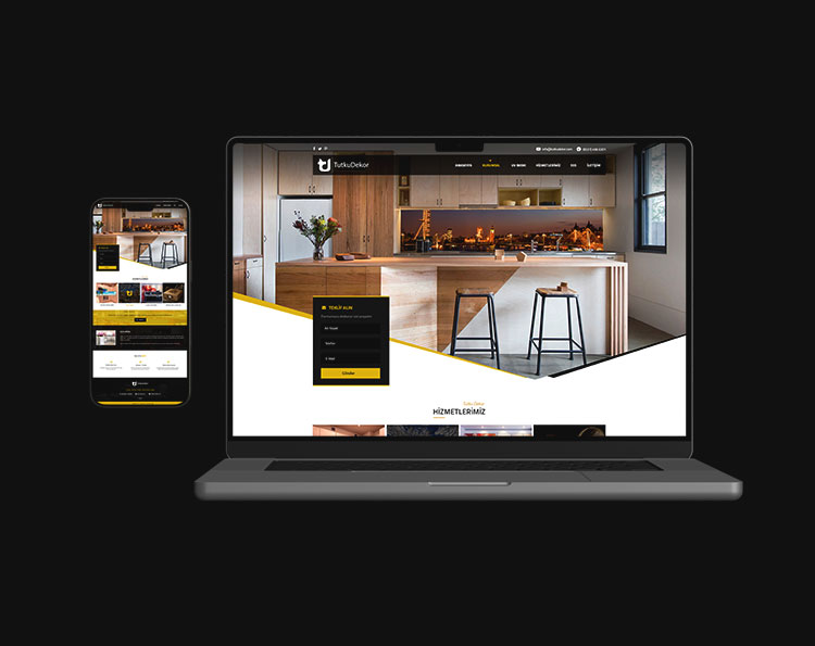 Dekorasyon Web Site Tasarım Çalışması