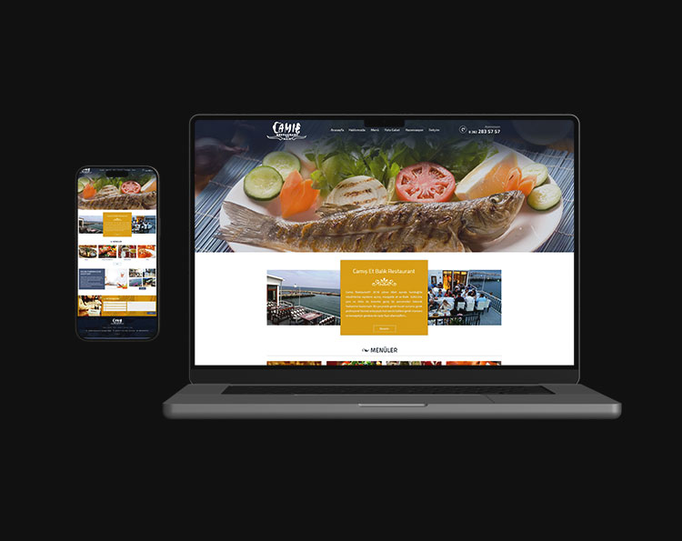 Restaurant Web Tasarım Çalışması HTML + CSS
